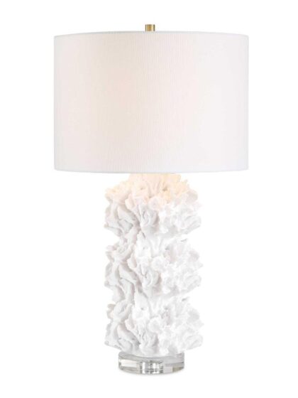 Uttermost Cambre White Coral Table Lamp