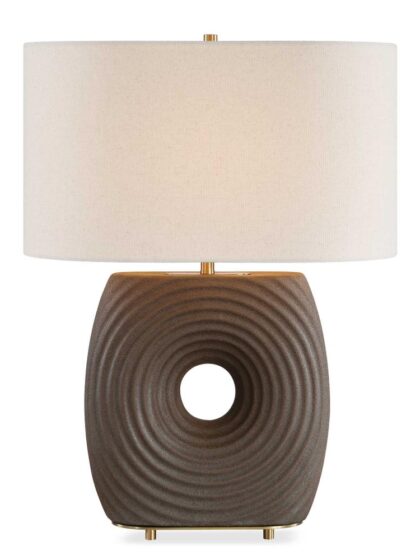 Uttermost Geno Concentric Ribbed Table Lamp