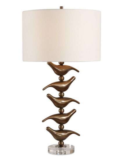 Uttermost Sing Song Bronze Table Lamp