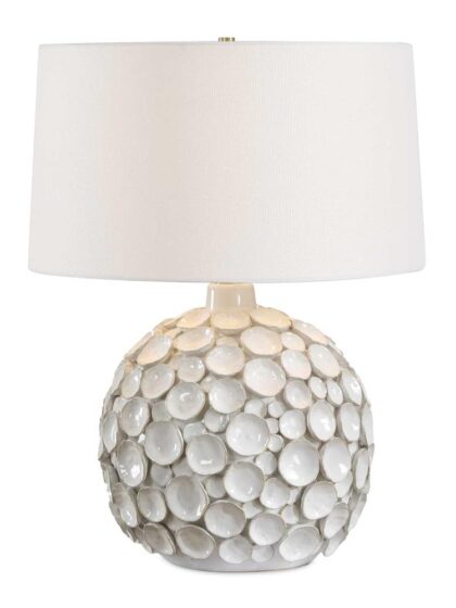 Uttermost Hartley White Petal Table Lamp