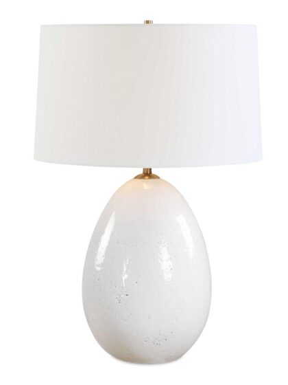Uttermost Avery White Glaze Table Lamp