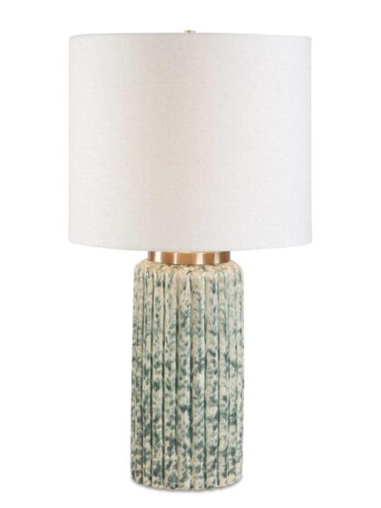 Uttermost Hensley Ivory & Green Table Lamp