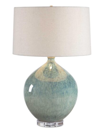 Uttermost Callista Teal Blue Table Lamp