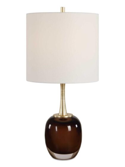 Uttermost Vannett Dark Amber Table Lamp