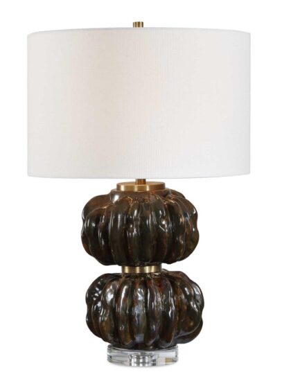 Uttermost Jaudon Stacked Bronze Table Lamp
