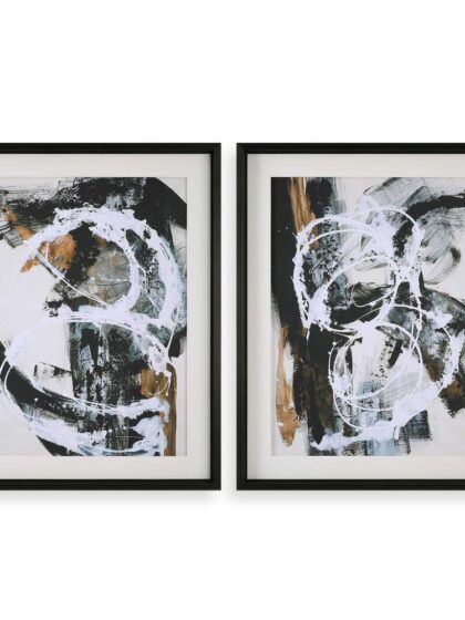 Uttermost Winterland Abstract Prints Set/2
