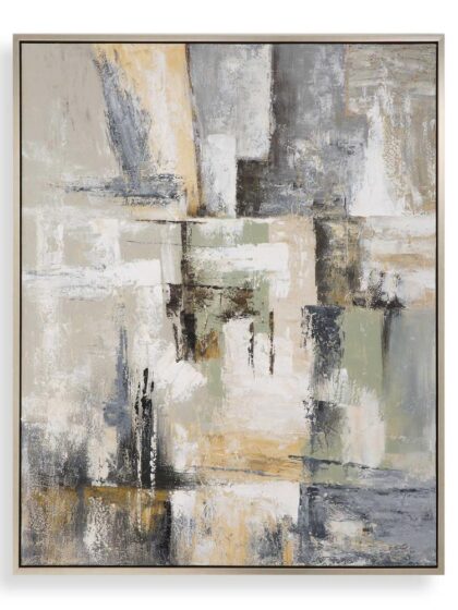 Uttermost Intuition Hand Painted Abstract Art