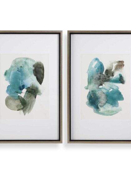 Uttermost Blueprints Watercolor Prints Set Of 2