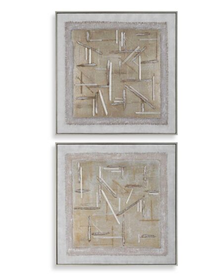 Uttermost Unpredictable Hand Painted Canvases Set/2