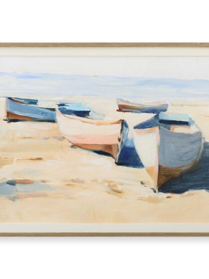 Uttermost Beached Boats Framed Print