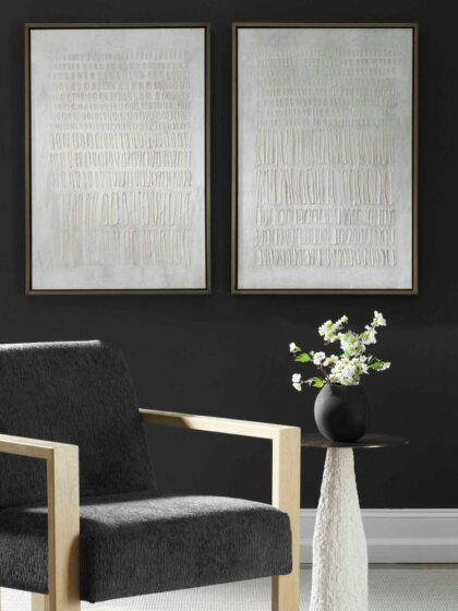 Uttermost Social Theory Framed Canvases Set/2