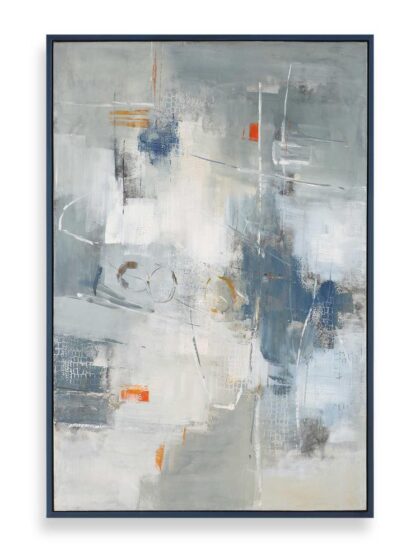 Uttermost Blueprint Hand Painted Modern Art