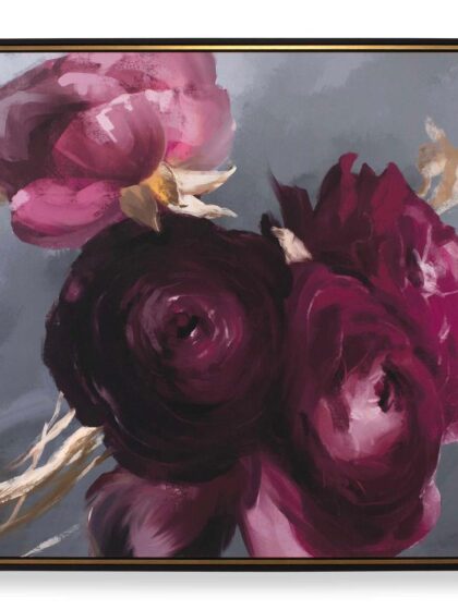 Uttermost Plum Ranculus Framed Floral Art