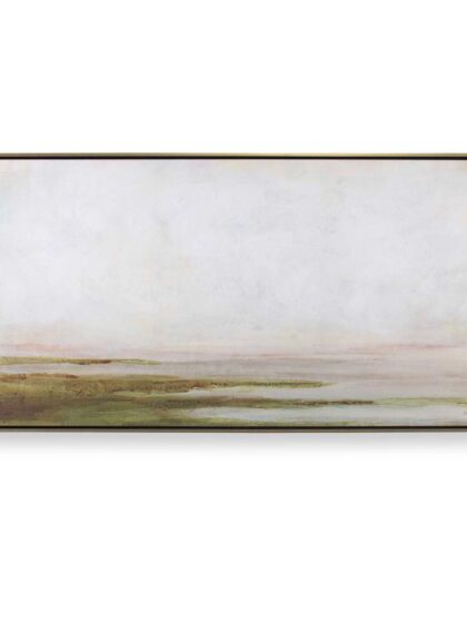 Uttermost Hazy Lake Framed Landscape Art