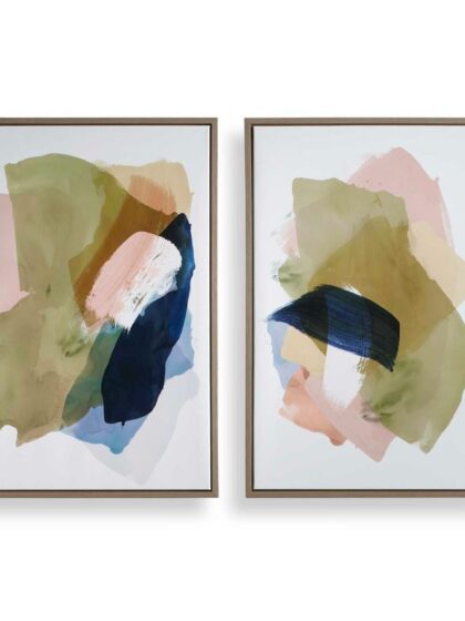 Uttermost Abstract Afternoon Framed Canvases Set/2