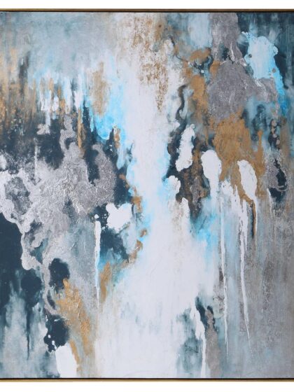 Uttermost Stormy Seas Hand Painted Canvas