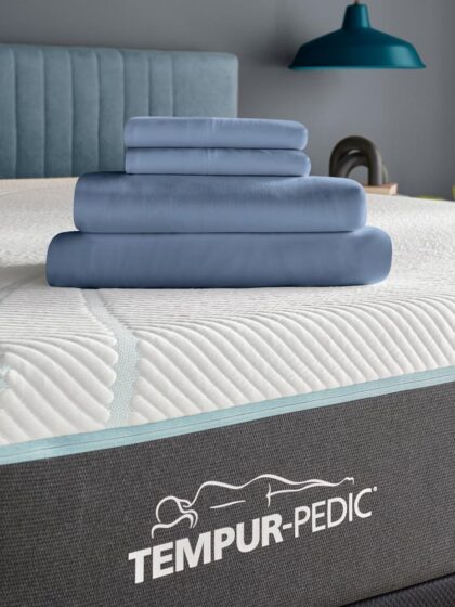 TEMPUR Rayon from Bamboo Sheet Set Vintage Indigo - Split King