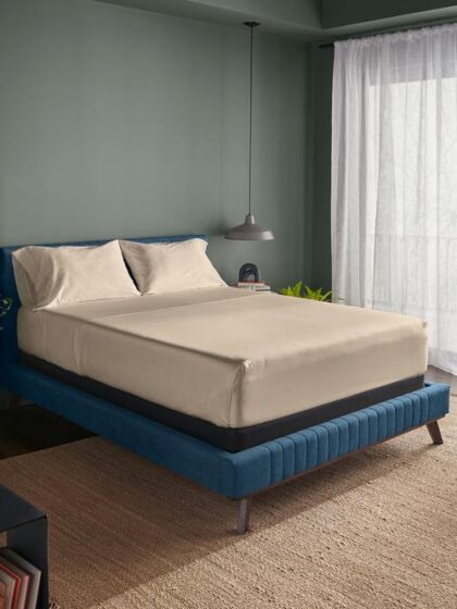 TEMPUR-Adapt Luxe Egyptian Cotton Sheets - Sandstone - Split Cal King