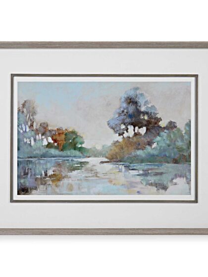 Uttermost Morning Lake Watercolor Framed Print