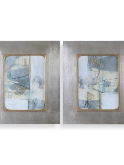 Uttermost Gilded Whimsy Abstract Prints Set/2