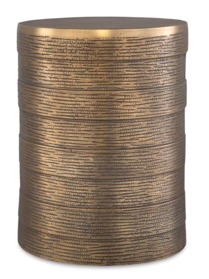Uttermost Odin Antique Brass Accent Table