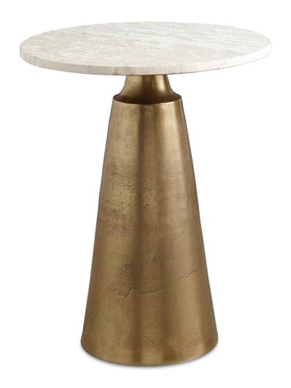 Uttermost Midsummer Antique Brass Accent Table