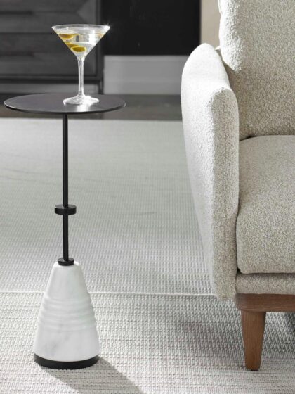 Uttermost Kincaid Metal Drink Table
