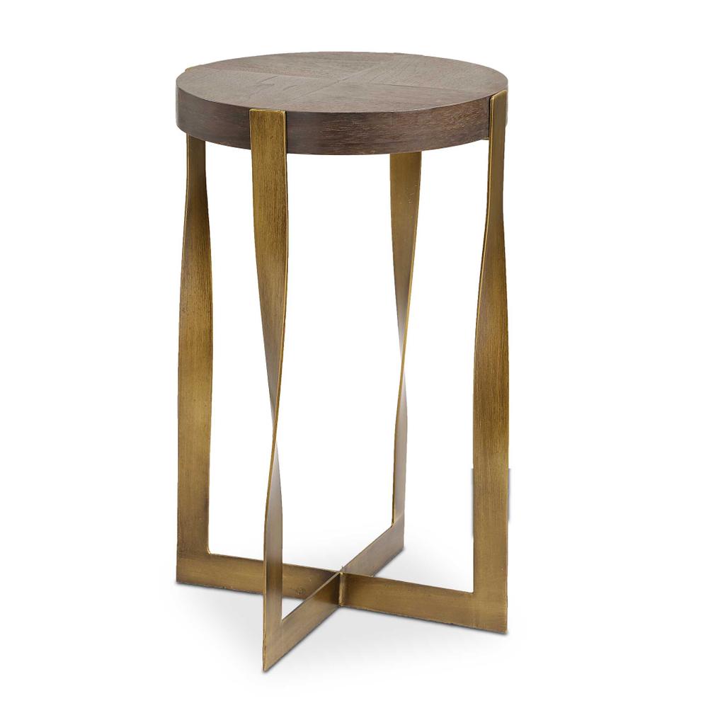 Uttermost Drew Brass Accent Table
