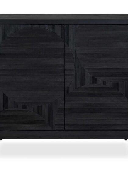 Uttermost Beswick Black 2 Door Cabinet