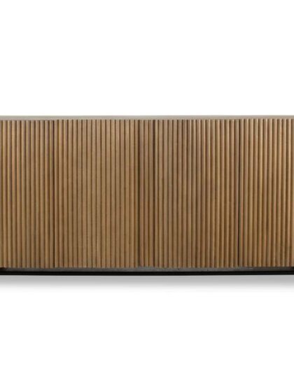 Uttermost Kellem Natural Wood 4 Door Cabinet