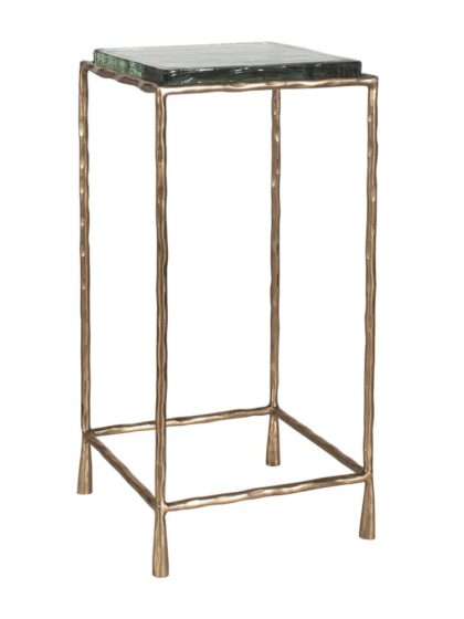 Uttermost Ovard Antiqued Gold Accent Table