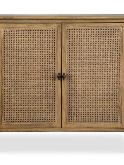 Uttermost Coast 2 Door Rattan Cabinet