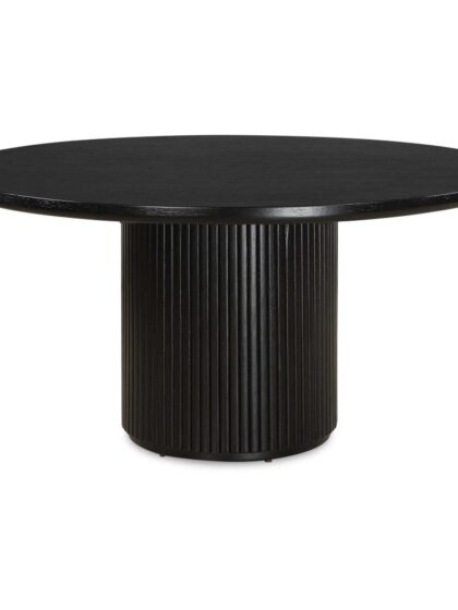 Uttermost Hersch Round Black Dining Table