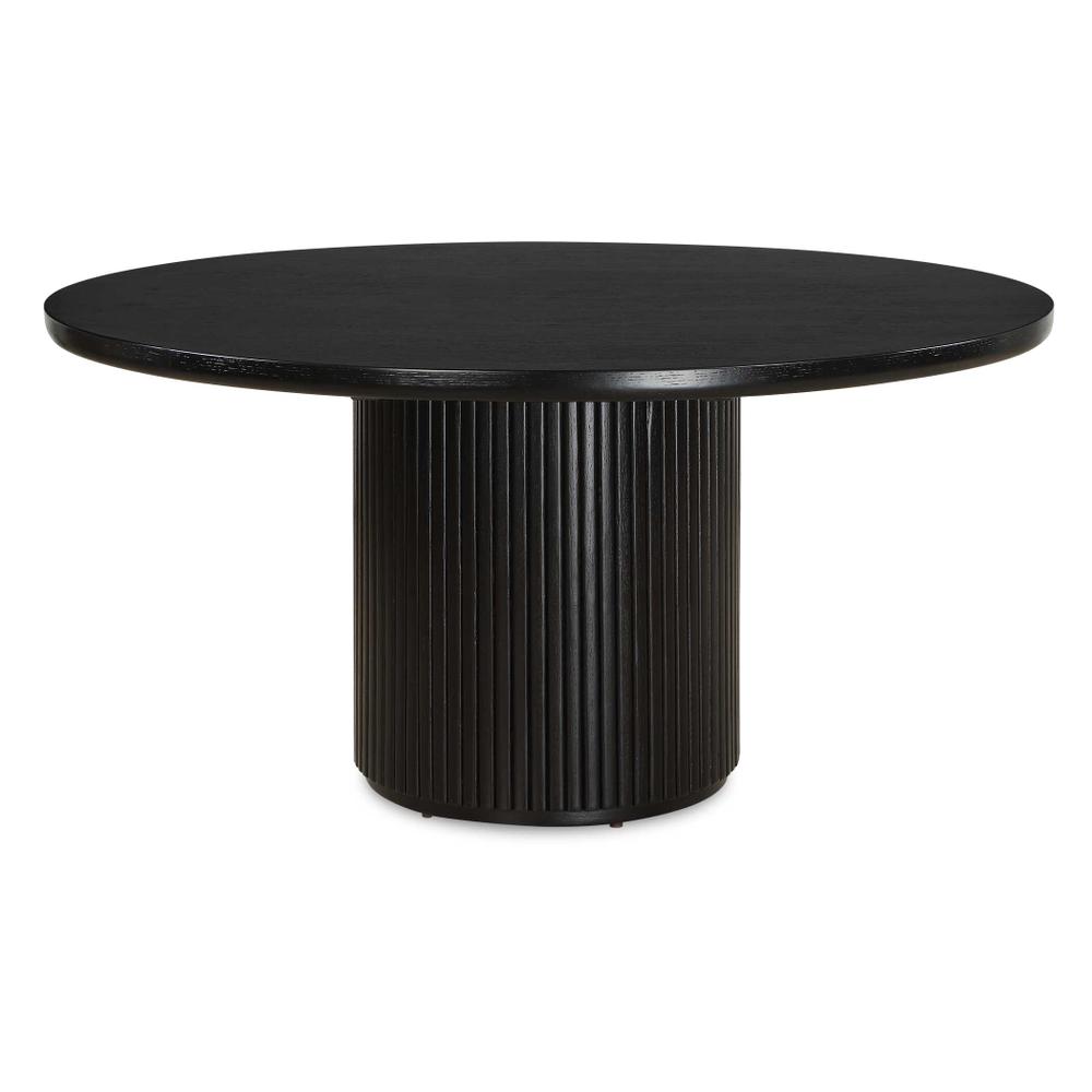 Uttermost Hersch Round Black Dining Table