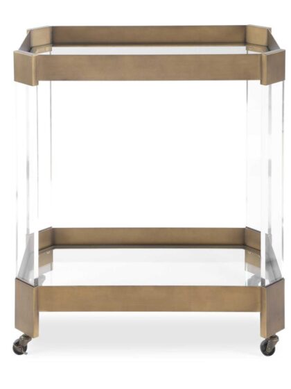 Uttermost Giselle Bronze Bar Cart