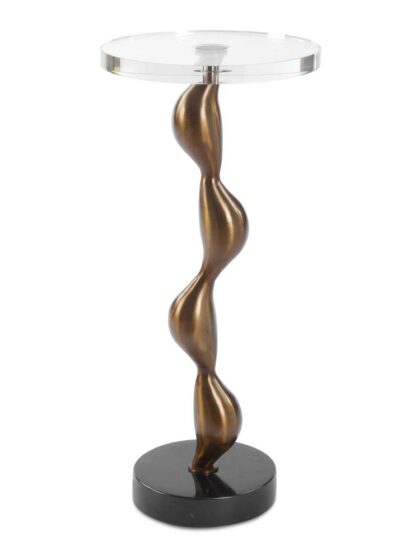 Uttermost Remolino Bronze Drink Table