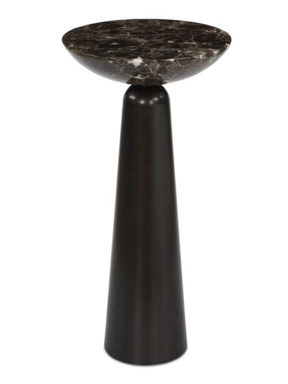 Uttermost Hastings Brown Marble Accent Table