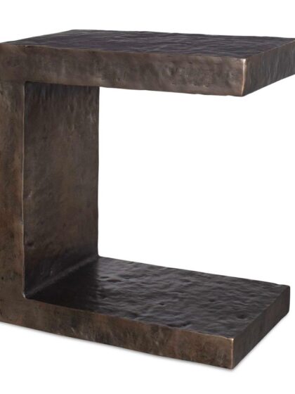Uttermost Obra Bronze Outdoor Side Table