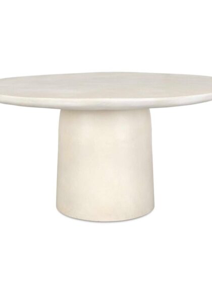 Uttermost Madrone Warm White Outdoor Dining Table
