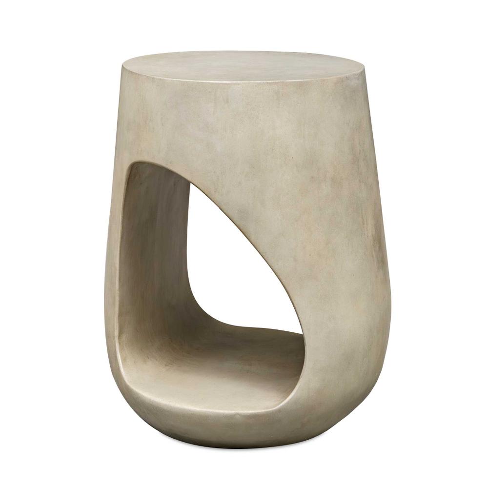 Uttermost Lithos Gray Outdoor Accent Table