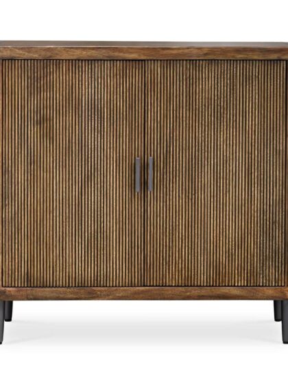 Uttermost Pinstripe Tambour 2 Door Cabinet