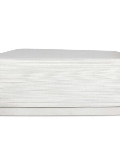 Uttermost Saltwater White Concrete Coffee Table