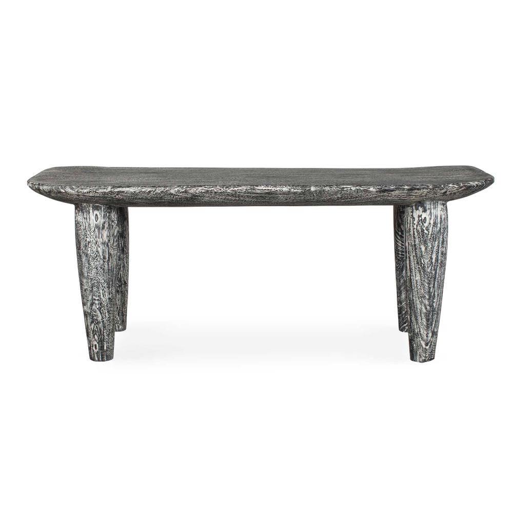 Uttermost Fade To Black Wood Bench
