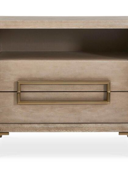 Uttermost Alessia Modern Light Oak Side Table