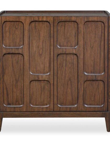 Uttermost On The Block 2 Door Walnut Cabinet