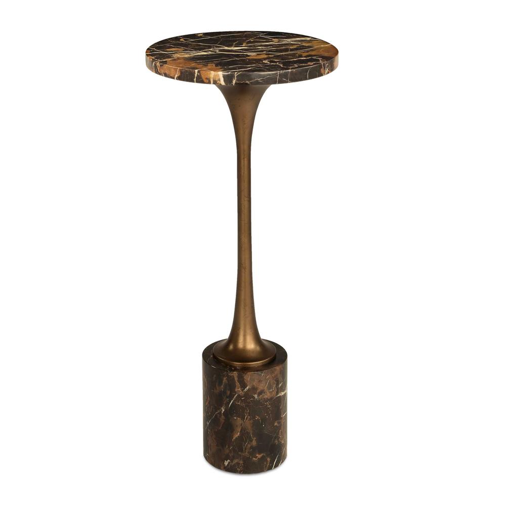 Uttermost Karnes Dark Marble Drink Table