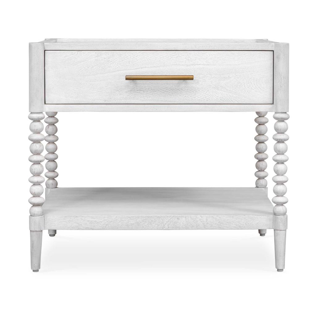 Uttermost Bales Off-White Side Table