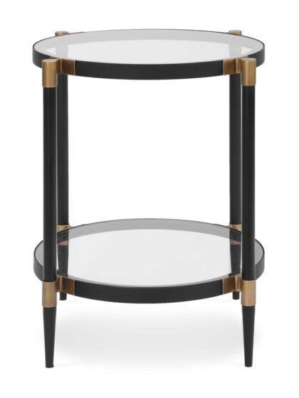 Uttermost Chadid Round Glass Side Table
