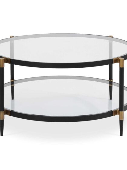 Uttermost Chadid Round Glass Coffee Table