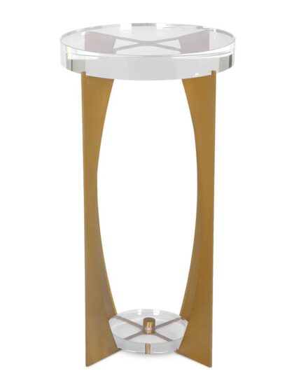 Uttermost Kolkata Brass Accent Table